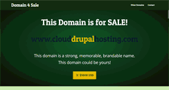 Desktop Screenshot of clouddrupalhosting.com