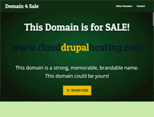 Tablet Screenshot of clouddrupalhosting.com